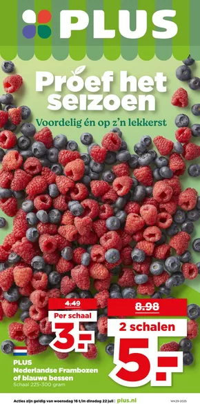 Catalogus van Plus in Almere | Ontdek aantrekkelijke aanbiedingen | 2025-07-09T00:00:00.000Z - 2025-07-22T00:00:00.000Z