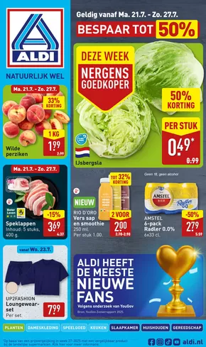 Catalogus van Aldi in Roosendaal | ALDI folder van volgende week | 2025-07-21T00:00:00.000Z - 2025-07-27T00:00:00.000Z