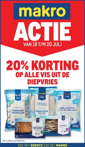 Catalogus van Makro in Mierlo | Actie vis | 2025-07-18T00:00:00.000Z - 2025-07-20T00:00:00.000Z