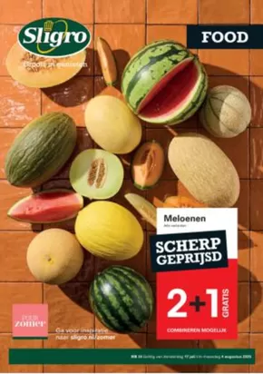 Catalogus van Sligro in Mierlo | Actuele koopjes en aanbiedingen | 2025-07-17T00:00:00.000Z - 2025-08-04T00:00:00.000Z