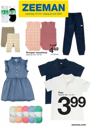 Catalogus van Zeeman in Eindhoven | Zeeman folder | 2025-07-19T00:00:00.000Z - 2025-07-25T00:00:00.000Z