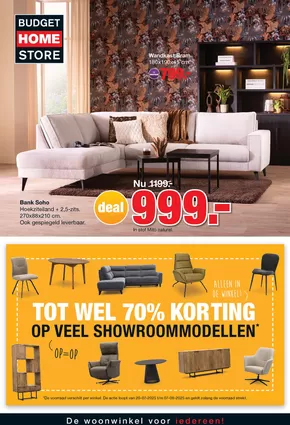 Catalogus van Budget Home Store in Rotterdam | Budget Home Store folder | 2025-07-20T00:00:00.000Z - 2025-09-07T00:00:00.000Z
