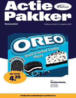 Catalogus van Bidfood in Tilburg | Actiepakker Restauratief | 2025-07-21T00:00:00.000Z - 2025-08-03T00:00:00.000Z