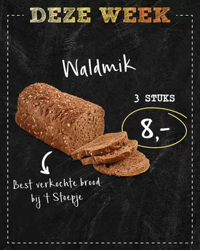 Catalogus van Bakkerij 't Stoepje in Assendelft | Exclusieve deals voor onze klanten | 2025-07-26T00:00:00.000Z - 2025-08-09T00:00:00.000Z
