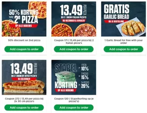 Catalogus van New York Pizza in Sittard | 50% Korting  | 2025-07-28T00:00:00.000Z - 2025-08-11T00:00:00.000Z