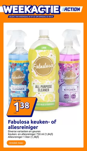 Catalogus van Action in Amsterdam | Topdeals en kortingen | 2025-07-30T00:00:00.000Z - 2025-08-05T00:00:00.000Z