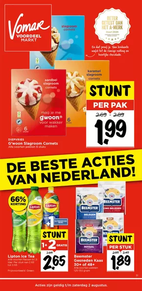 Catalogus van Vomar in Dongen | De beste aanbiedingen van Nederland | 2025-07-31T00:00:00.000Z - 2025-08-02T00:00:00.000Z