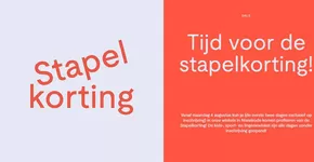 Stapel korting
