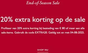 20% extra korting op de sale