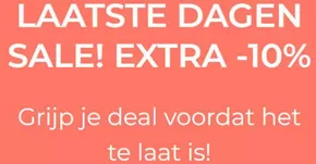 Laatste dagen sale! Extra -10%