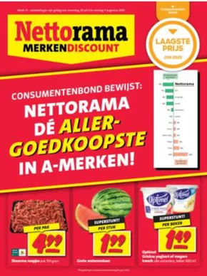 Catalogus van Nettorama in Woerden | Folder Nettorama | 2025-08-04T00:00:00.000Z - 2025-08-10T00:00:00.000Z