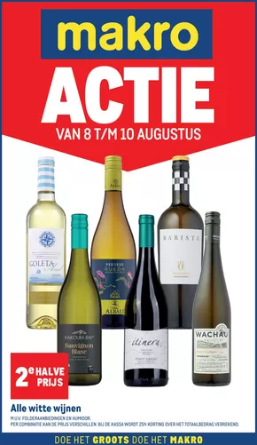 Catalogus van Makro in Duivendrecht | Actie wijn | 2025-08-04T00:00:00.000Z - 2025-08-10T00:00:00.000Z