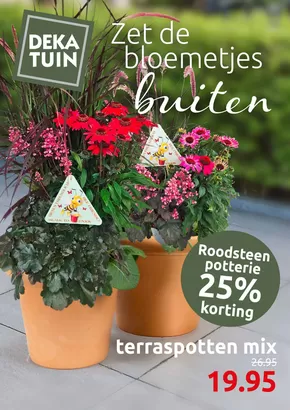Zet de bloemetjes buiten