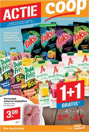 Catalogus van Coop in Schimmert | Actie | 2025-08-04T00:00:00.000Z - 2025-08-10T00:00:00.000Z