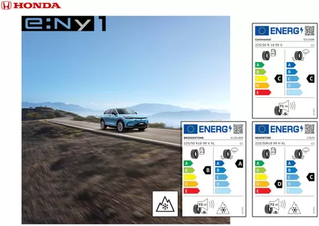 Catalogus van Honda in Heijen | Honda e:Ny1 — Banden informatie | 2025-08-05T00:00:00.000Z - 2026-08-05T00:00:00.000Z