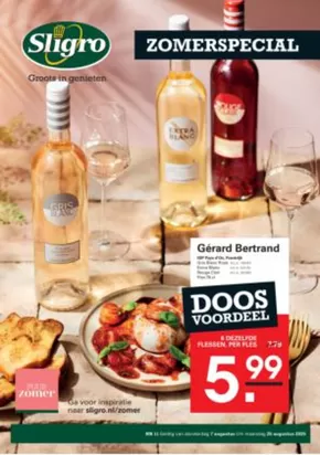Catalogus van Sligro in Nagele | Speciale aanbiedingen voor u | 2025-08-07T00:00:00.000Z - 2025-08-25T00:00:00.000Z