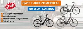 Catalogus van Halfords in Heino | Qwic e-bike zomerdeal | 2025-08-06T00:00:00.000Z - 2025-08-20T00:00:00.000Z
