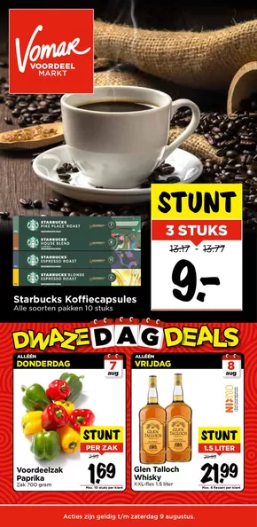 Catalogus van Vomar in Alkmaar | De beste aanbiedingen van Nederland | 2025-08-07T00:00:00.000Z - 2025-08-09T00:00:00.000Z