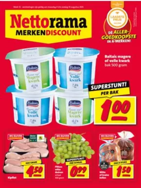 Catalogus van Nettorama in Dordrecht | Folder Nettorama | 2025-08-11T00:00:00.000Z - 2025-08-17T00:00:00.000Z