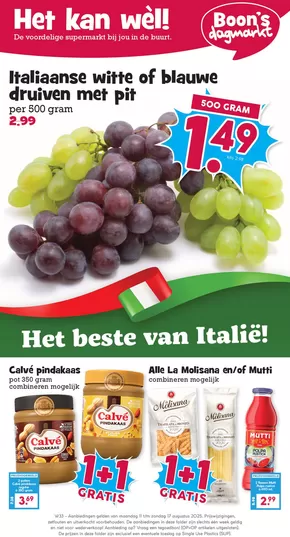 Catalogus van Boon's Markt in Utrecht | Speciale aanbiedingen voor u | 2025-08-11T00:00:00.000Z - 2025-08-17T00:00:00.000Z