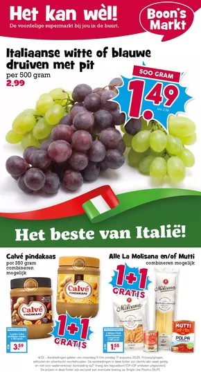 Catalogus van Boon's Markt | Actuele deals en aanbiedingen | 2025-08-11T00:00:00.000Z - 2025-08-17T00:00:00.000Z