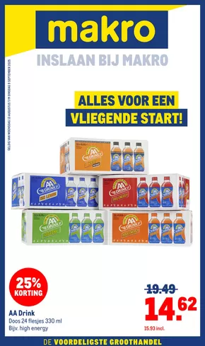 Catalogus van Makro | Kantine | 2025-08-13T00:00:00.000Z - 2025-09-09T00:00:00.000Z