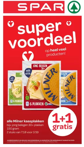 Catalogus van Spar | Spar folder | 2025-08-14T00:00:00.000Z - 2025-08-27T00:00:00.000Z