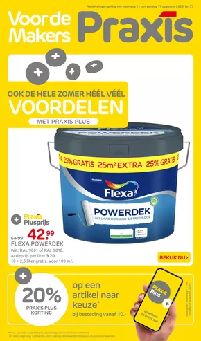 Catalogus van Praxis | Praxis week 33 2025 | 2025-08-11T00:00:00.000Z - 2025-08-17T00:00:00.000Z
