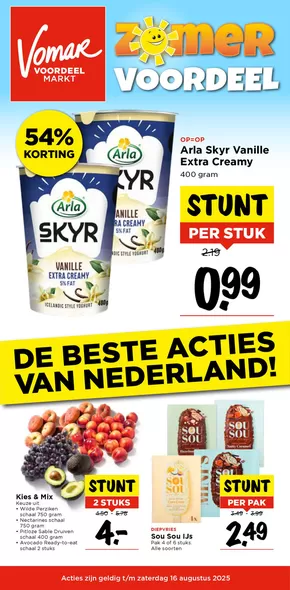 Catalogus van Vomar in Montfoort | De beste aanbiedingen van Nederland | 2025-08-14T00:00:00.000Z - 2025-08-16T00:00:00.000Z