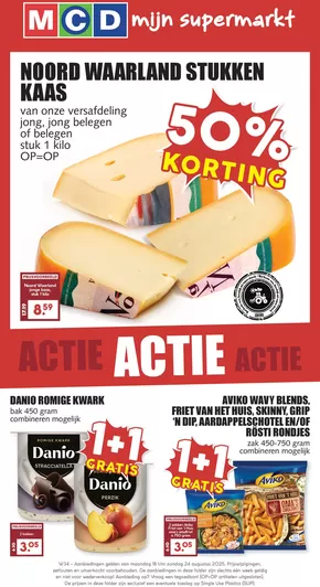 Catalogus van MCD Supermarkt in Leidschendam | Actuele deals en aanbiedingen | 2025-08-18T00:00:00.000Z - 2025-08-24T00:00:00.000Z