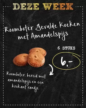 Catalogus van Bakkerij 't Stoepje in Etten-Leur | Geweldig aanbod voor koopjesjagers | 2025-08-18T00:00:00.000Z - 2025-09-01T00:00:00.000Z