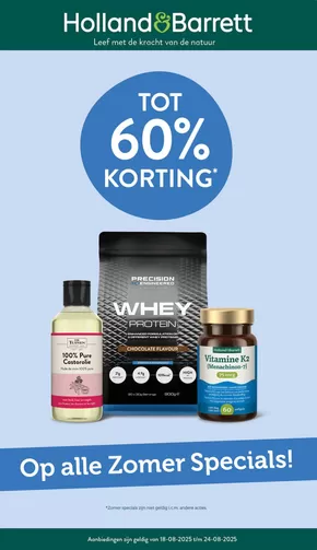 Catalogus van Holland & Barrett in Utrecht | Geweldige kortingen op geselecteerde producten | 2025-08-18T00:00:00.000Z - 2025-08-24T00:00:00.000Z