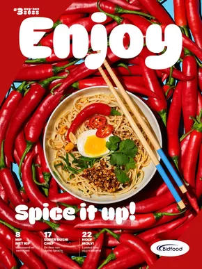 Catalogus van Bidfood in 's-Hertogenbosch | Enjoy  | 2025-08-01T00:00:00.000Z - 2025-11-30T00:00:00.000Z