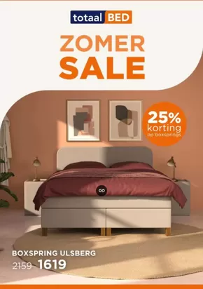 Catalogus van TotaalBED in Utrecht | Zomer Sale | 2025-08-19T00:00:00.000Z - 2025-08-23T00:00:00.000Z