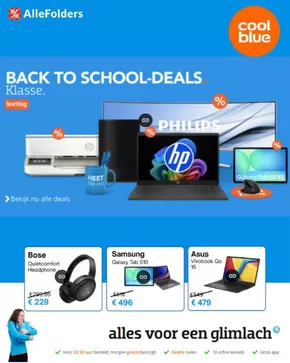 Catalogus van Coolblue in Roermond | Back To School Deals | 2025-08-21T00:00:00.000Z - 2025-09-07T00:00:00.000Z