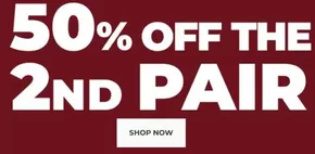 50% off the 2nd pair