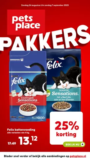 Catalogus van Pets Place in Den Helder | Pets Place folder | 2025-08-24T00:00:00.000Z - 2025-09-07T00:00:00.000Z