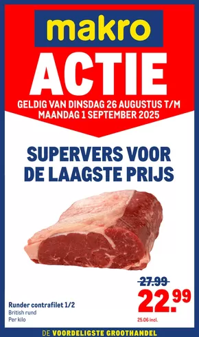 Catalogus van Makro in Alkmaar | Versdeals | 2025-08-26T00:00:00.000Z - 2025-09-01T00:00:00.000Z