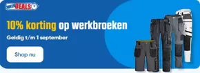 10% korting op werkbroeken