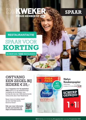 Catalogus van De Kweker | Spaar  | 2025-08-26T00:00:00.000Z - 2025-09-15T00:00:00.000Z