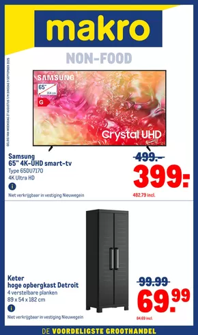 Catalogus van Makro in 's-Hertogenbosch | Non-Food | 2025-08-27T00:00:00.000Z - 2025-09-09T00:00:00.000Z