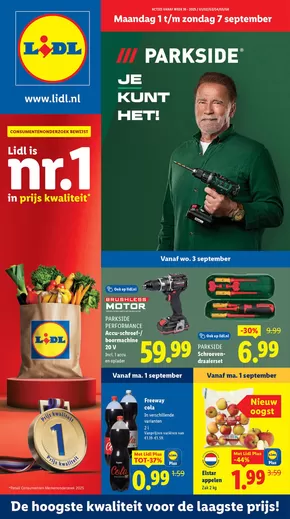 Catalogus van Lidl in Barger-Compascuum | Geweldig aanbod voor koopjesjagers | 2025-08-28T00:00:00.000Z - 2025-09-07T00:00:00.000Z