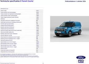 Catalogus van Ford in Doorn | BRO technische specificaties e transit courier MY2025 | 2025-08-29T00:00:00.000Z - 2025-12-31T00:00:00.000Z
