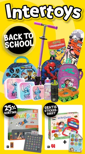 Catalogus van Intertoys | Intertoys Back to School Folder 2025 | 2025-08-29T00:00:00.000Z - 2025-09-12T00:00:00.000Z