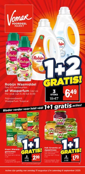 Catalogus van Vomar in Oss | Folder van volgende week | 2025-08-31T00:00:00.000Z - 2025-10-04T00:00:00.000Z