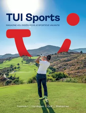 Catalogus van Tui | TUI Sports | Formule 1, Hardlopen, Golf, Wielrennen | 2024-06-01T00:00:00.000Z - 2025-12-31T00:00:00.000Z