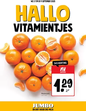 Catalogus van Jumbo in Barger-Compascuum | Actuele deals en aanbiedingen | 2025-09-03T00:00:00.000Z - 2025-09-09T00:00:00.000Z