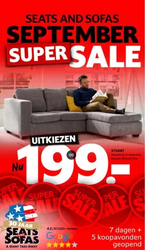 Catalogus van Seats and Sofas in Rotterdam | September super sale | 2025-09-01T00:00:00.000Z - 2025-09-30T00:00:00.000Z