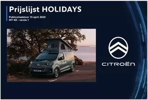 Catalogus van Citroën in Ridderkerk | Citroën Holidays | 2025-09-02T00:00:00.000Z - 2025-09-16T00:00:00.000Z