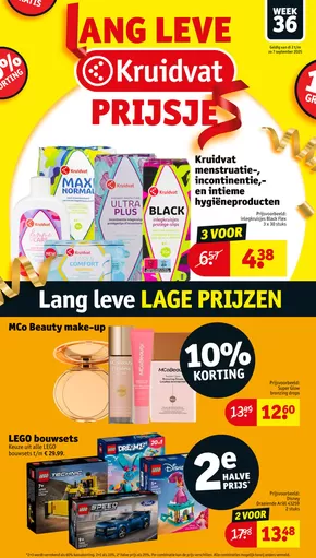 Catalogus van Kruidvat in Venlo | Kruidvat folder | 2025-09-06T00:00:00.000Z - 2025-09-20T00:00:00.000Z